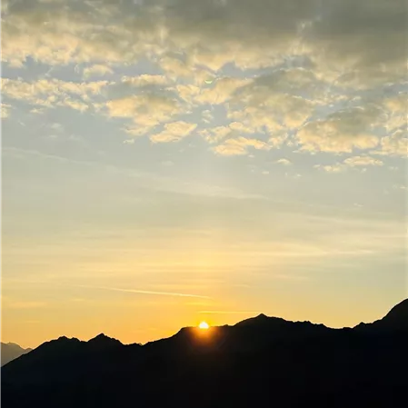 Sonnenaufgang am Sechszeiger Gipfel